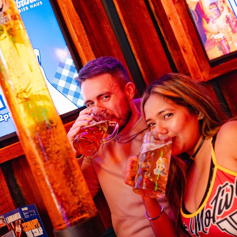 Drinks bar in Cardiff city centre