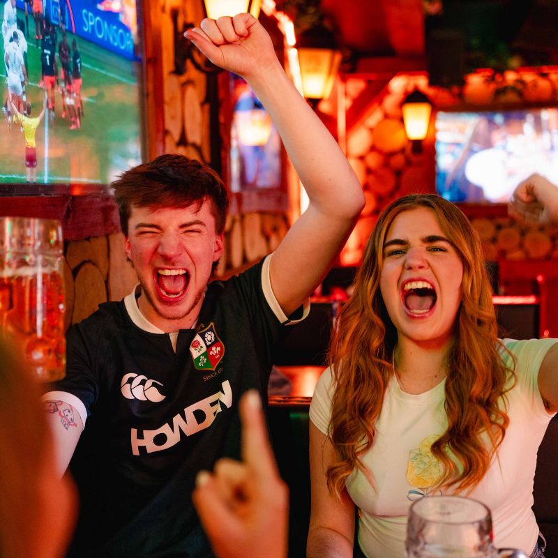 Live sports bar in Cardiff