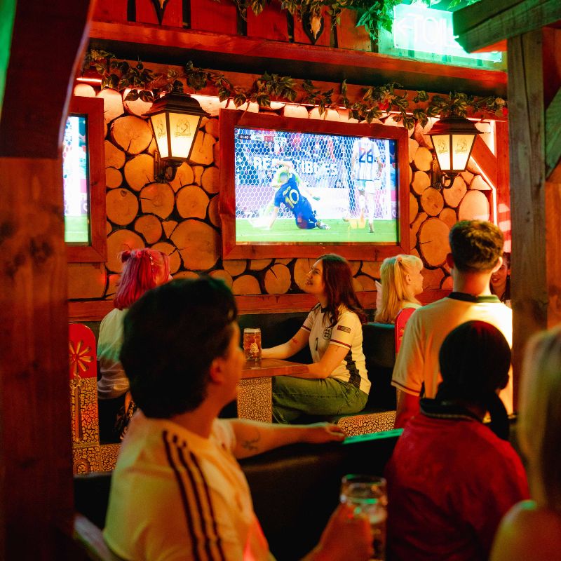 Big screen sports bar in Cardiff