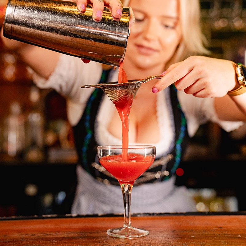 Preparing Cocktail