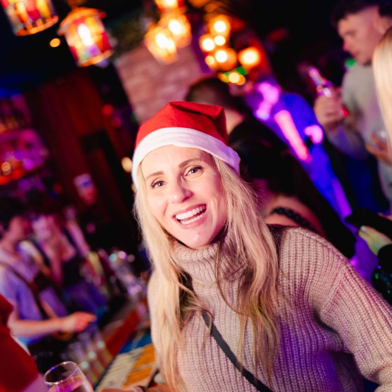 christmas drinks bar in Cardiff