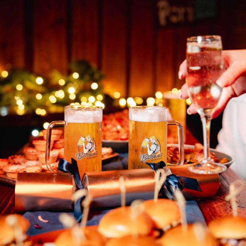Christmas buffet party in Cardiff