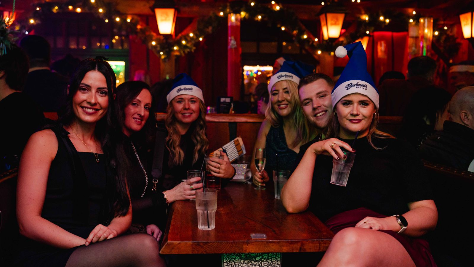 Christmas party night out in Cardiff