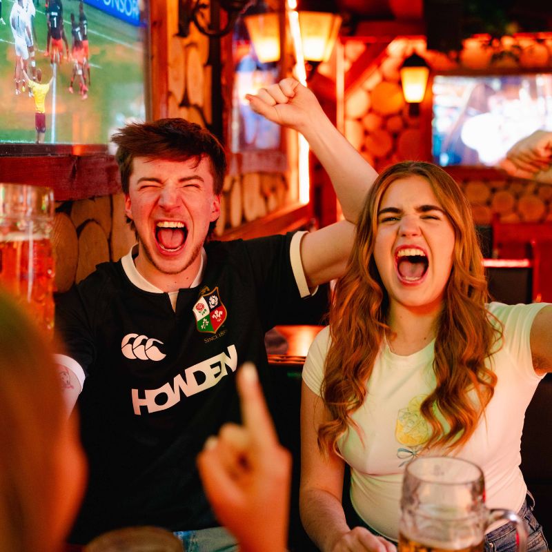 Live sports bar in Cardiff