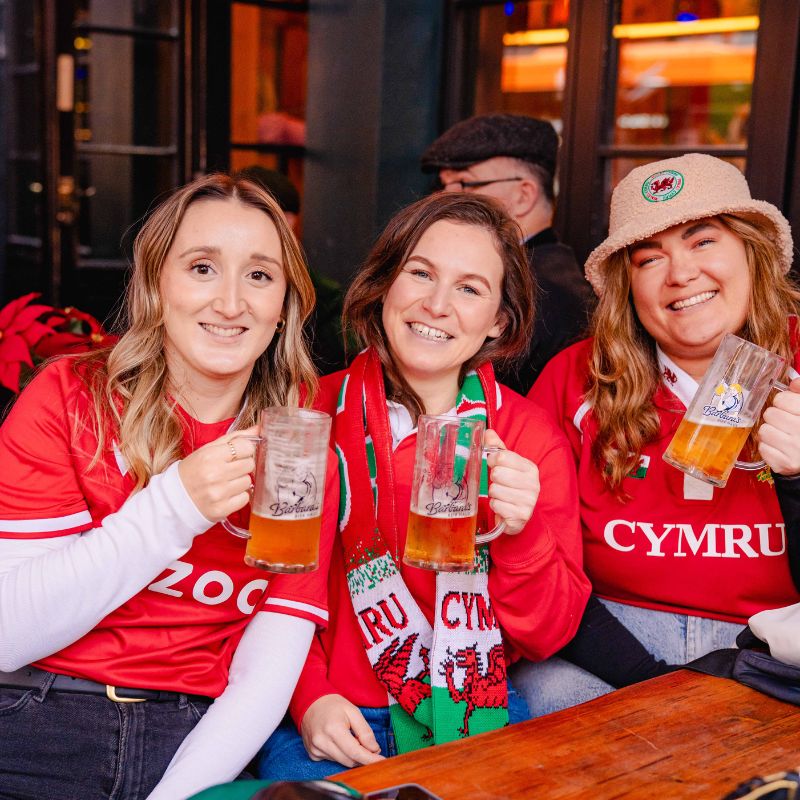 Live sports bar in Wales