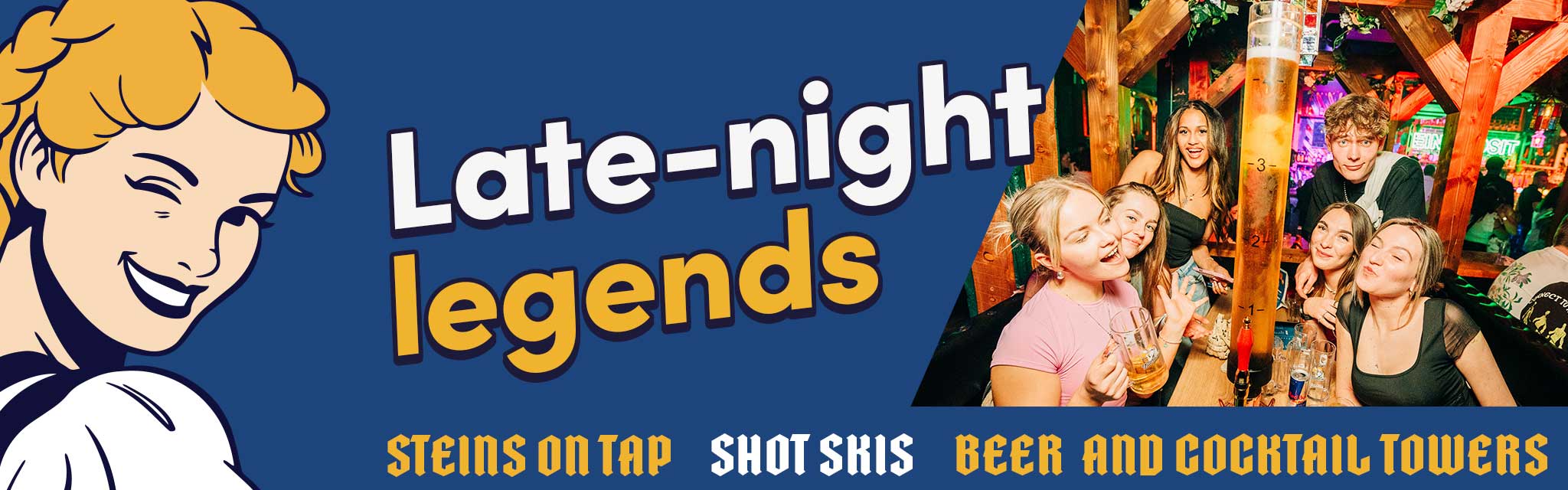 Barbara's Bier Haus - Late Night Legends Birmingham