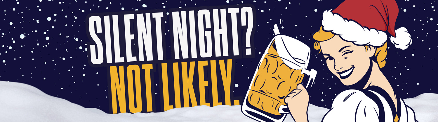 Book your Christmas party at Barbara’s Bier Haus Cardiff banner.